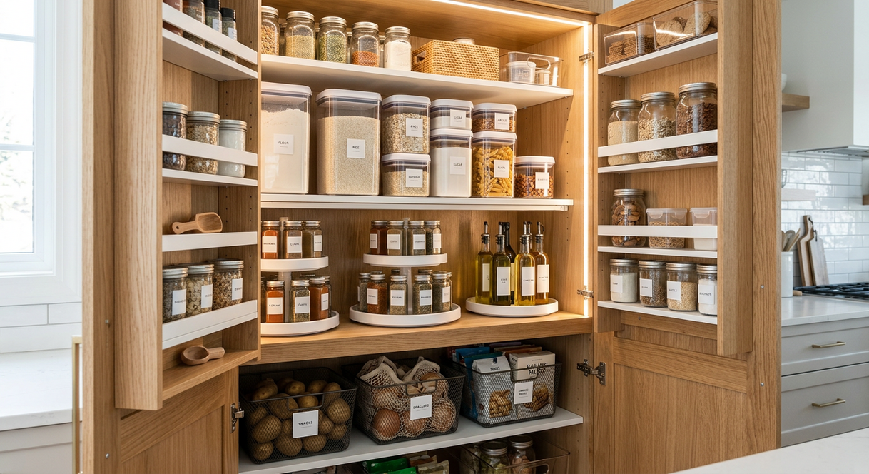 how to organize a small kitchen on a budget tips