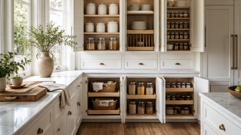 how to organize kitchen cabinets step by step