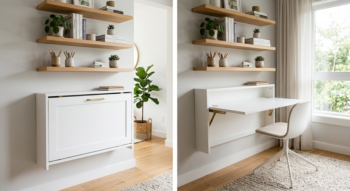 how to set up a home office in a small space tips