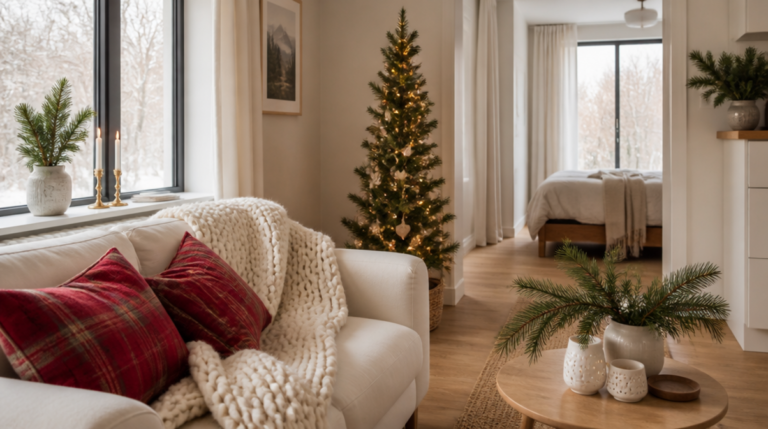 simple christmas decor ideas for small apartments