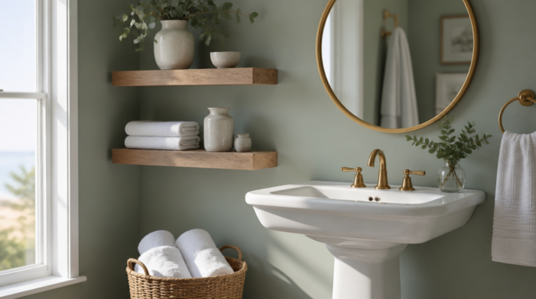 bathroom wall decor ideas without tiles