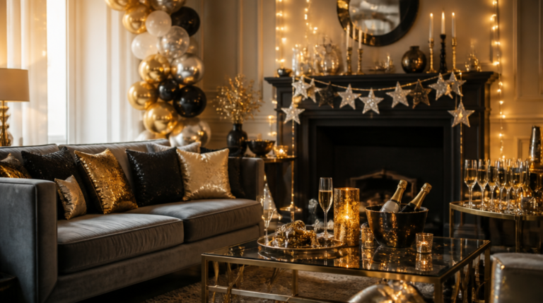 how to decorate for new year on a budget