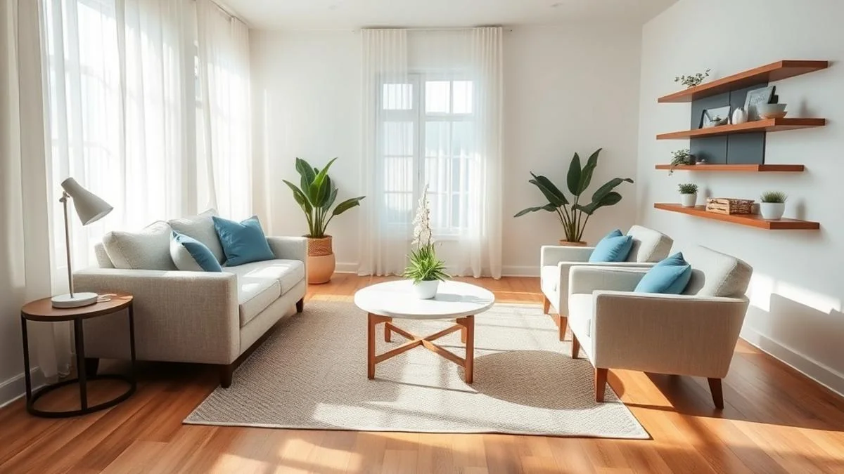 how to arrange furniture in a small living room