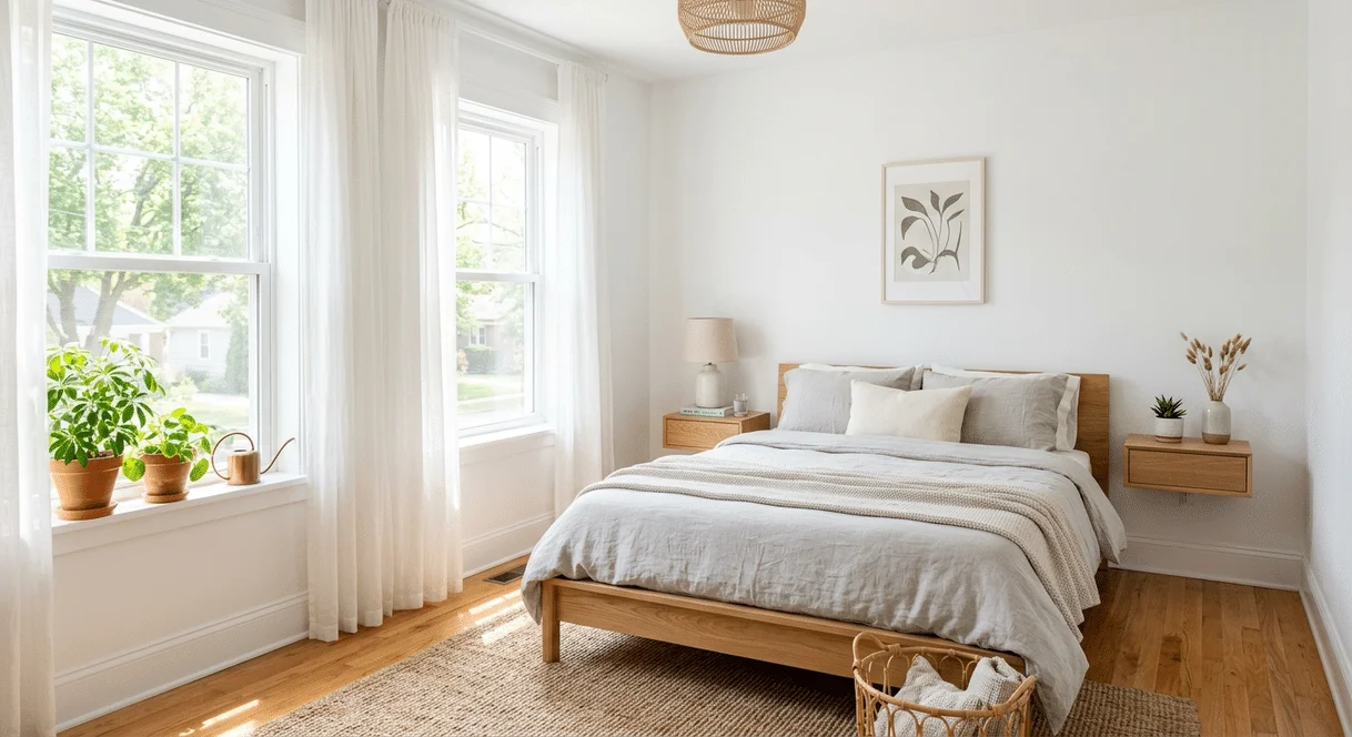 how to make a small bedroom look bigger with furniture