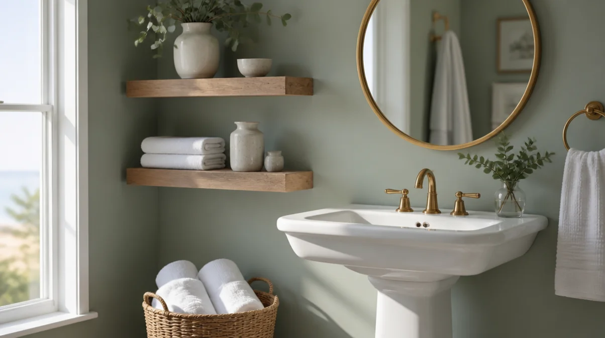 bathroom wall decor ideas without tiles