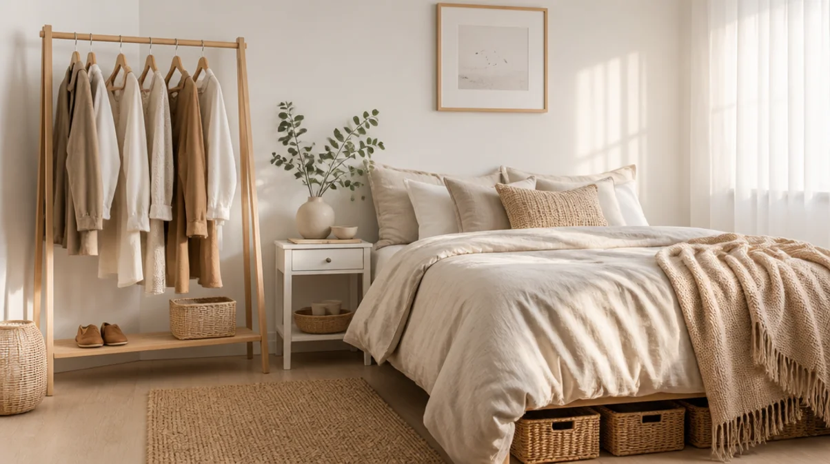 bedroom storage ideas for small rooms without closet
