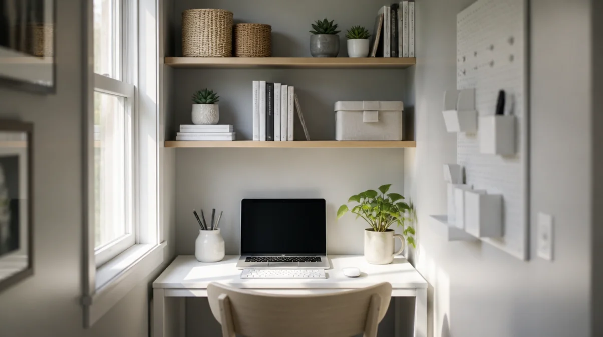 home office organization ideas for small desks