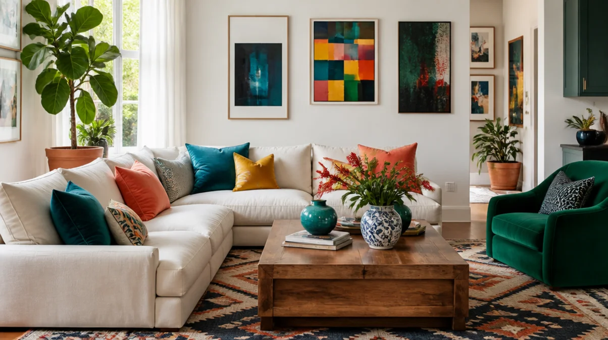 how to add color to a room without painting