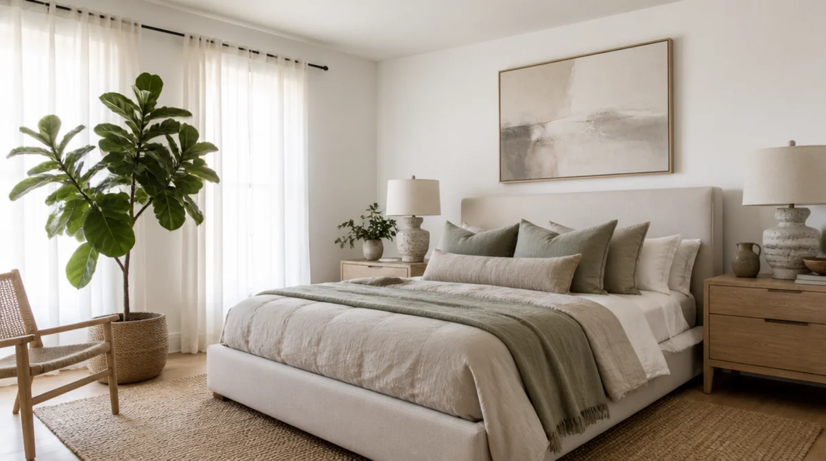 how to decorate a bedroom with white walls