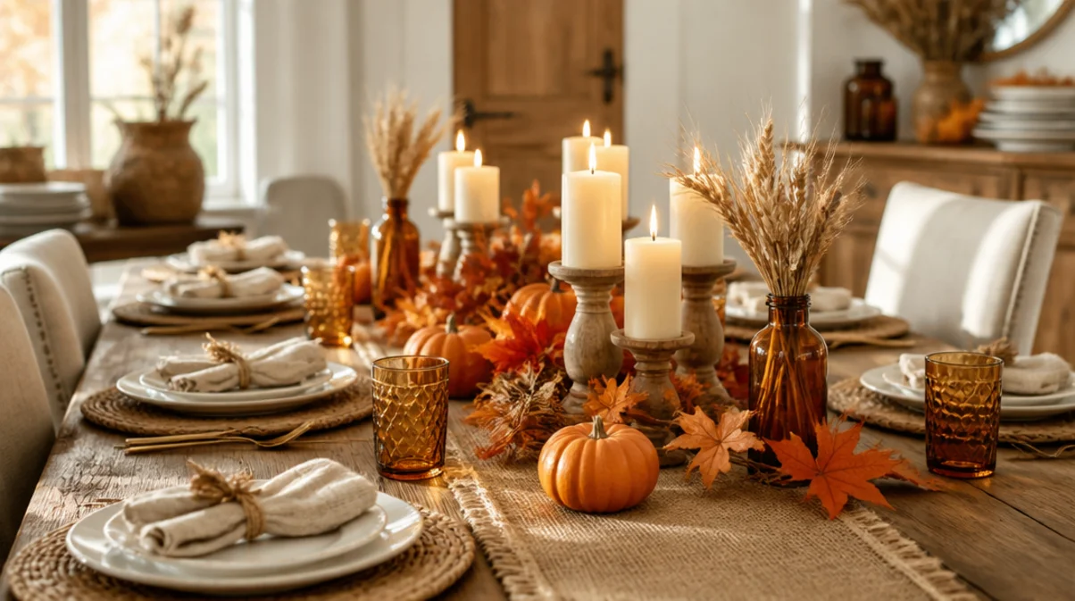 how to decorate for thanksgiving on a budget