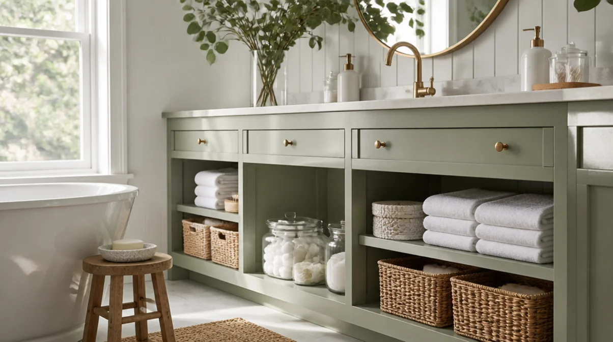 how to organize bathroom cabinets and drawers