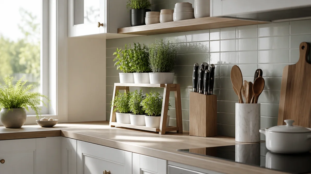 kitchen countertop organization ideas for small kitchens