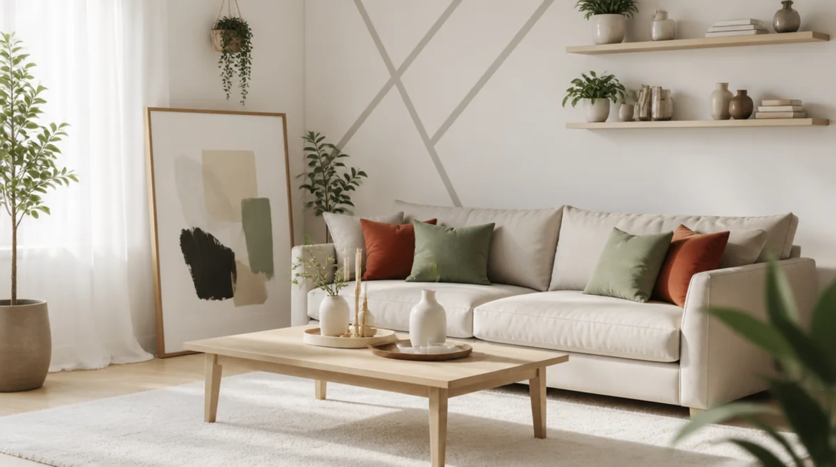 living room wall decor ideas without nails