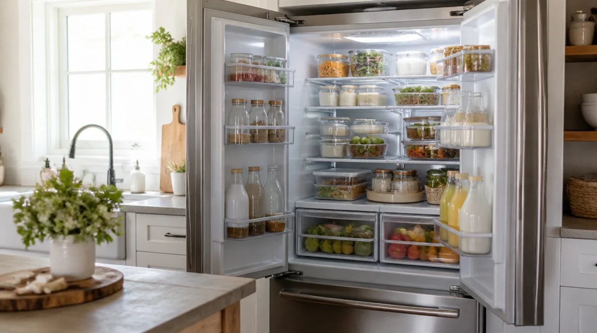 refrigerator organization ideas to save space